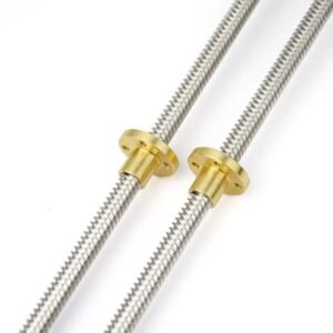 8mm Screw Rod T8 Threaded Rod with Brass Nut For CNC And 3D Printer