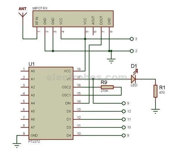 929d447368344b6deb971b31ad4e9cc0.jpg PT2272 L4 RF REMOTE DECODER DIP-18 IC - Image 2