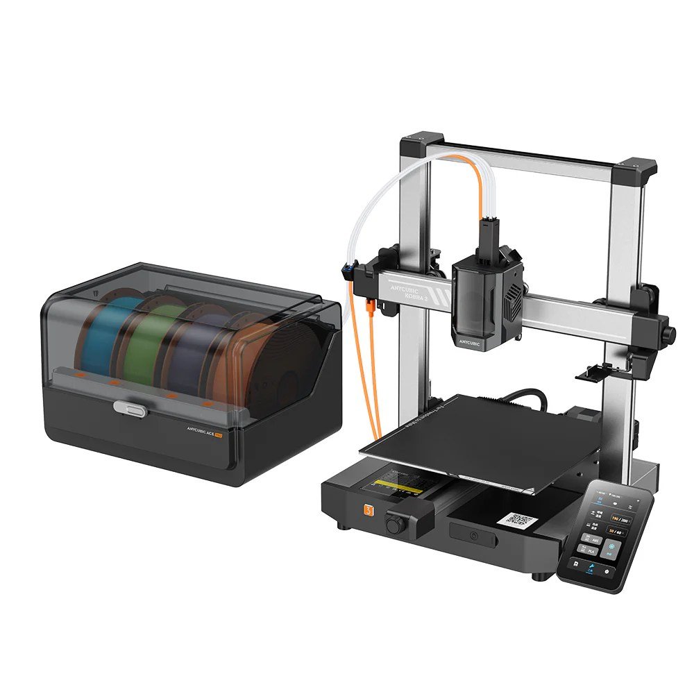 Anycubic-Kobra-3-Combo-3D-Printer-Multi-Color-3D-Printer-4-Colors-Max-600mms-Print-Speed-with-ACE-Pro-Sealed-Storage-Keep-Filament-Dry-Print-Smooth-at-best-price-in-Pakistan-1.jpg Anycubic Kobra 3 Combo 3D Printer, Multi-Color 3D Printer 4 Colors High Speed 3D Printer - Image 2