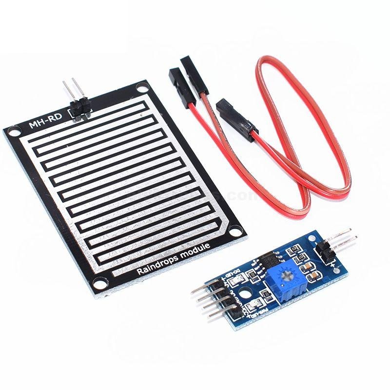Arduino-rain-drop-sensor-rain-water-detection-sensor-module-in-Pakistan.jpg Rain Drop Moisture Detection Sensor Module for Arduino