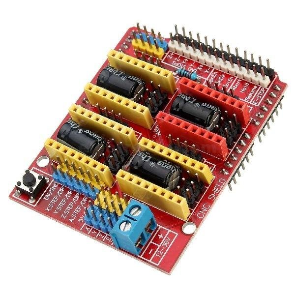 Arduino-uno-mega-leonardo-CNC-Shield-Board-V3-with-4-slots-for-A4988-Stepper-Motor-Driver-for-CNC-Engraver-and-3D-Printer-in-Pakistan.jpg CNC Shield Board for A4988 Stepper Motor Driver For Arduino V3 Engraver 3D Printer - Image 3