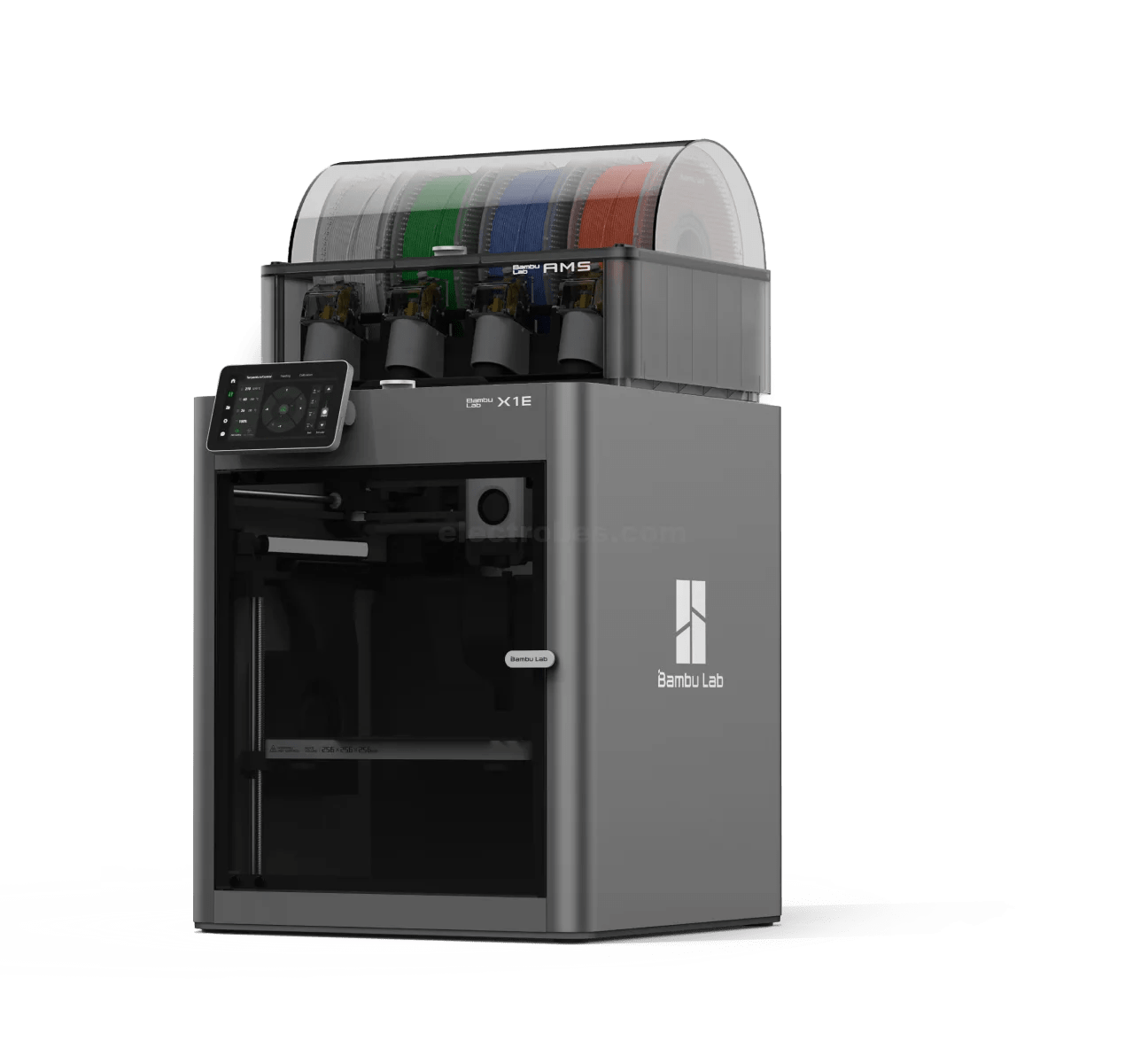 Bambu-Labs-X1E-3D-printer-BambuLab-X1E-FDM-multi-color-3d-printer-in-pakistan-2.png Bambu Lab X1E Combo with AMS FDM 3D Printer 16-color printing option, Built-in camera, Upto 20000 mm/s² Acceleration - Image 8