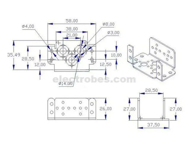 Capture-1.jpg Multifunction Servo Bracket PTZ Robotic Manipulator DIY Robot Mount - Image 5