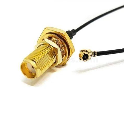 Custom-SMA-Female-Bulkhead-Jack-to-U-FL-Ipex-Rg178-RF-Coaxial-Connector-Pigtail-Cable-Assembly.jpg SMA Female Jack To IPX / IPEX / U.FL RF Pigtail Connecting Cable for GSM / WiFi Antenna