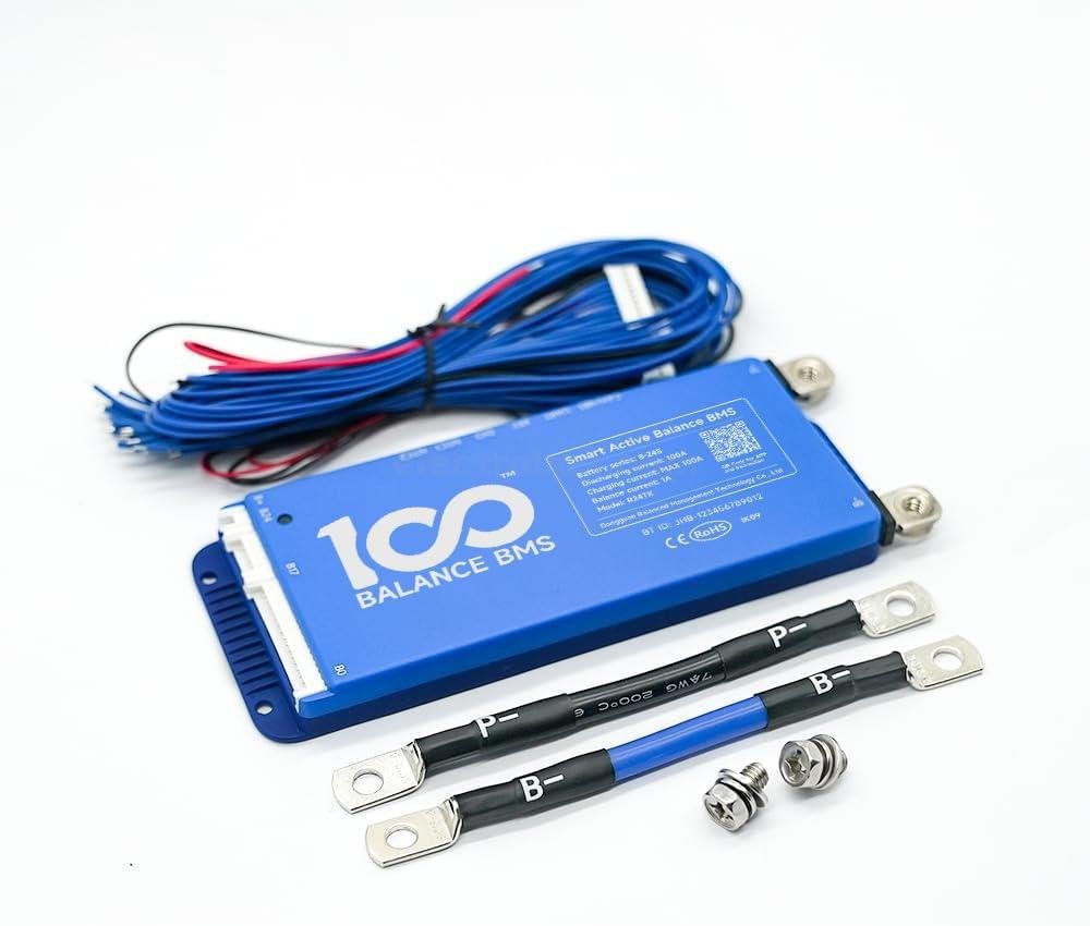 DALY-100A-8S-24V-Smart-BMS-with-1A-Active-Balancer-and-Build-in-Bluetooth-in-karachi.jpg DALY 100A 8S-24S Smart BMS with UART, RS485, CAN Port and 1A Active Balancer with Build-in Bluetooth - Image 4