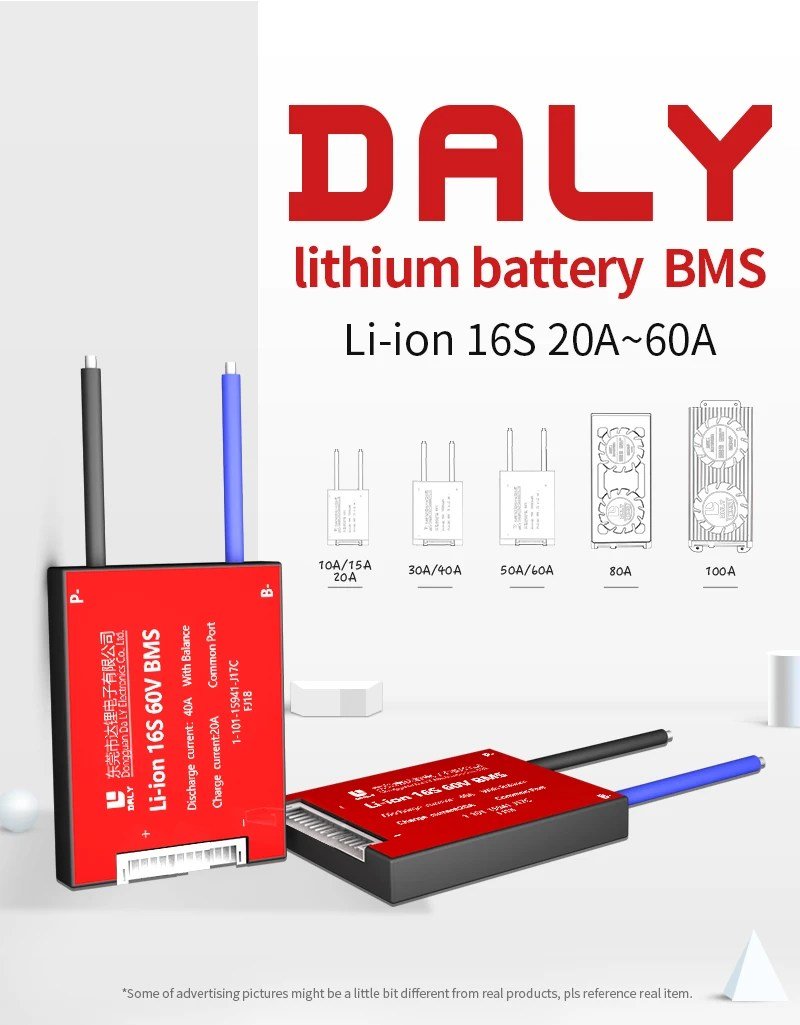 DALY-BMS-Li-ion-16S-60V-20A-30A-40A-50A-60A-BMS-Battery-Management-System-for-18650-Lithium-ion-Battery-Pack-With-Balance-Protection-in-pakistan.jpg DALY BMS Li-ion 16S 60V 40A BMS Battery Management System for 18650 Battery Pack Balanced Charging Board - Image 3