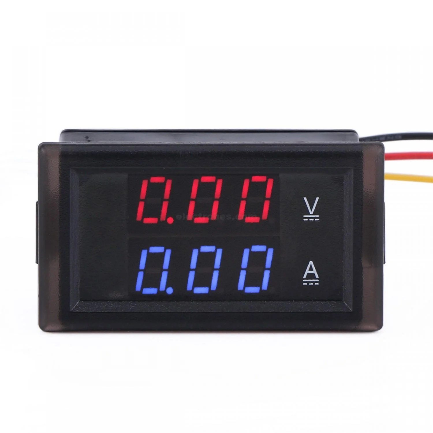 DC-0-100V-10A-Digital-Voltmeter-Ammeter-Dual-Display-10A-Voltage-Detector-Current-Meter-Panel-Amp-Volt-Gauge-0.28E280B3-Red-Blue-LED.jpg Mini DC 100V 10A Digital Voltmeter Ammeter Blue Red LED Volt Amp Meter Gauge - Image 4