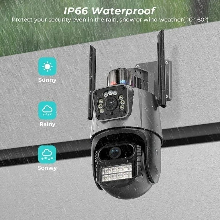 Dual-Screen-Dome-PTZ-WiFi-Dual-Lens-IR-Color-Night-Vision-Outdoor-Camera-Copy.jpeg V380 Dual Screen Dome PTZ WIFI Dual Lens IR Color Night Vision Outdoor Camera - Image 3