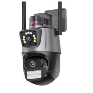 V380 Dual Screen Dome PTZ WIFI Dual Lens IR Color Night Vision Outdoor Camera