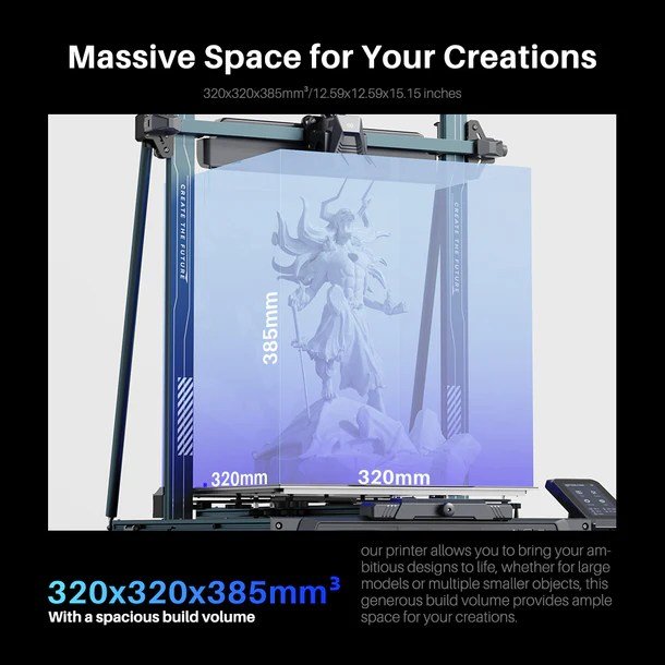 ELEGOO-Neptune4-Max-FDM-type-320x320x385mm-bigger-size-3d-printer-at-best-price-in-Pakistan.jpg Elegoo Neptune 4 Plus FDM 3D Printer 500mm/s High Speed Printing, 300°C High temperature Nozzle 320x320x385mm Printing Size - Image 7