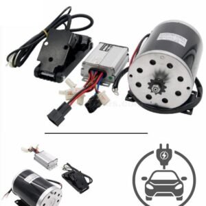 MY1020 ZY1020 48 Volt 1000 Watt 3000RPM Brush Motor Electric Motor with Speed Controller and Pedal Trottle