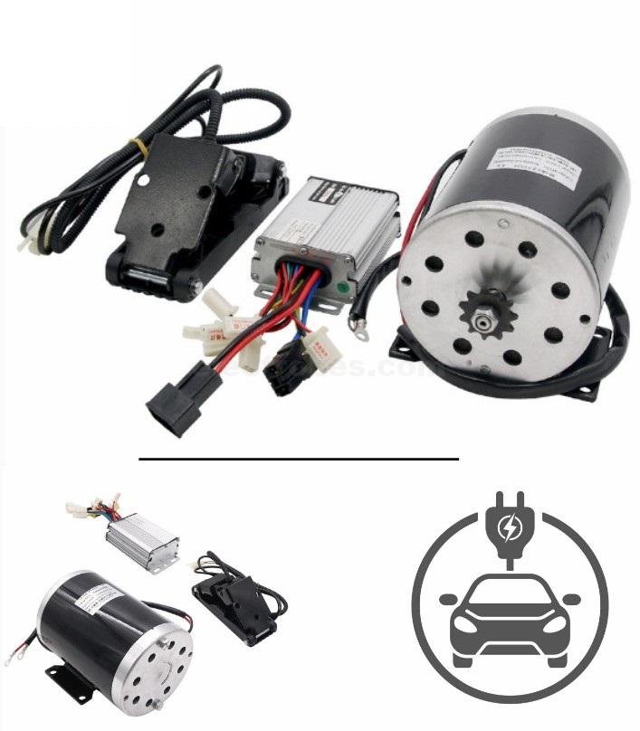 EVO1KS-T4.jpg MY1020 ZY1020 48 Volt 1000 Watt 3000RPM Brush Motor Electric Motor with Speed Controller and Pedal Trottle