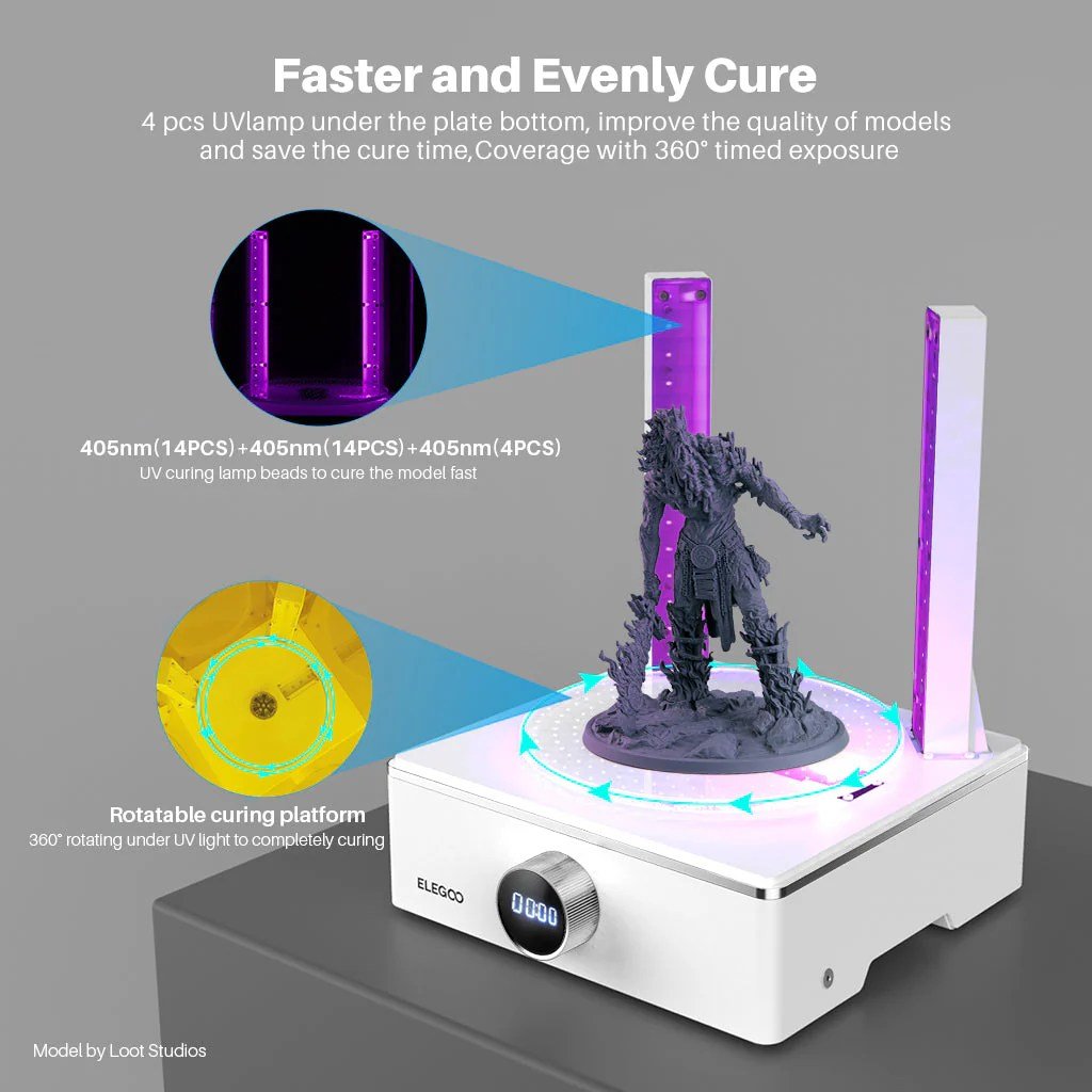 Elegoo-MercuryXS-Bundle-wash-and-cure-unit-for-resin-3d-printing-in-Pakistan.jpg ELEGOO Mercury XS Bundle with Separate Wash and Cure Station - Image 3