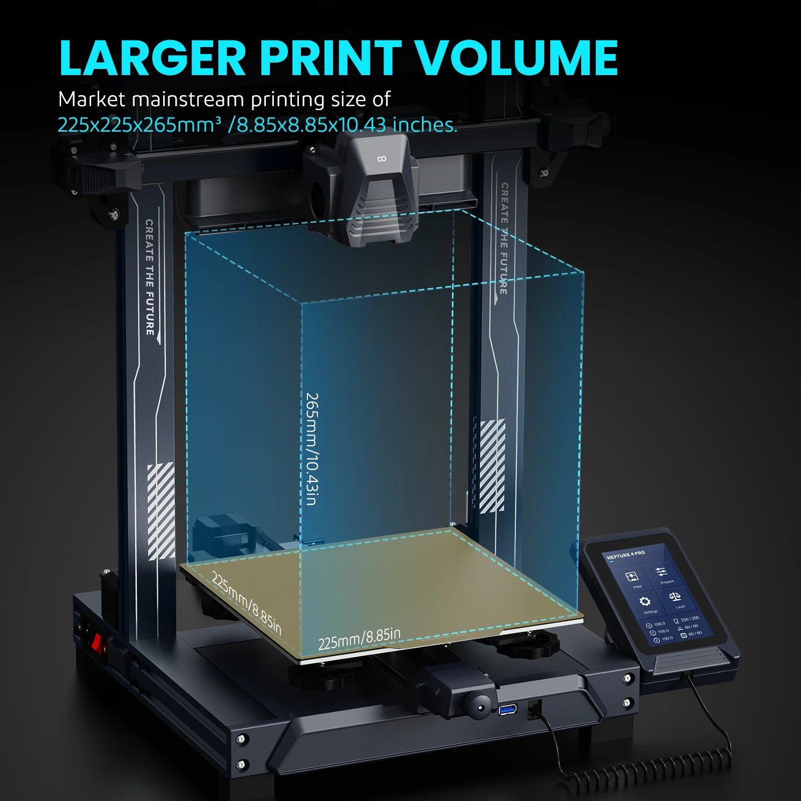 Elegoo-Neptune-4-Pro-FDM-3D-Printer-Dual-Gear-Direct-Extruder-225x225x265-Bed-Size-best-print-quality-at-best-price-in-pakistan.jpg Elegoo Neptune 4 FDM 3D Printer Dual-Gear Direct Extruder 225x225x265 Bed Size - Image 3