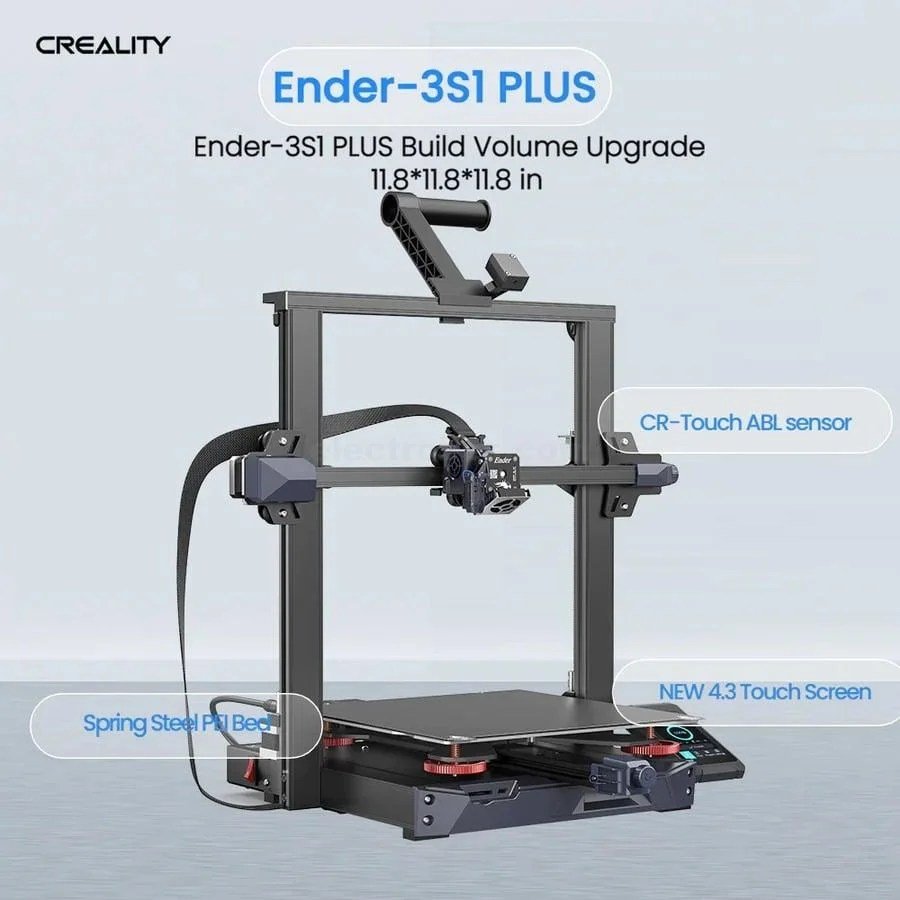 Ender-3-S-1-Plus-best-3d-printer-in-pakistan.jpg CREALITY Ender-3 S1 Plus FDM 3D Printer with Direct Drive Extruder and 300*300*300mm Build Volume - Image 4