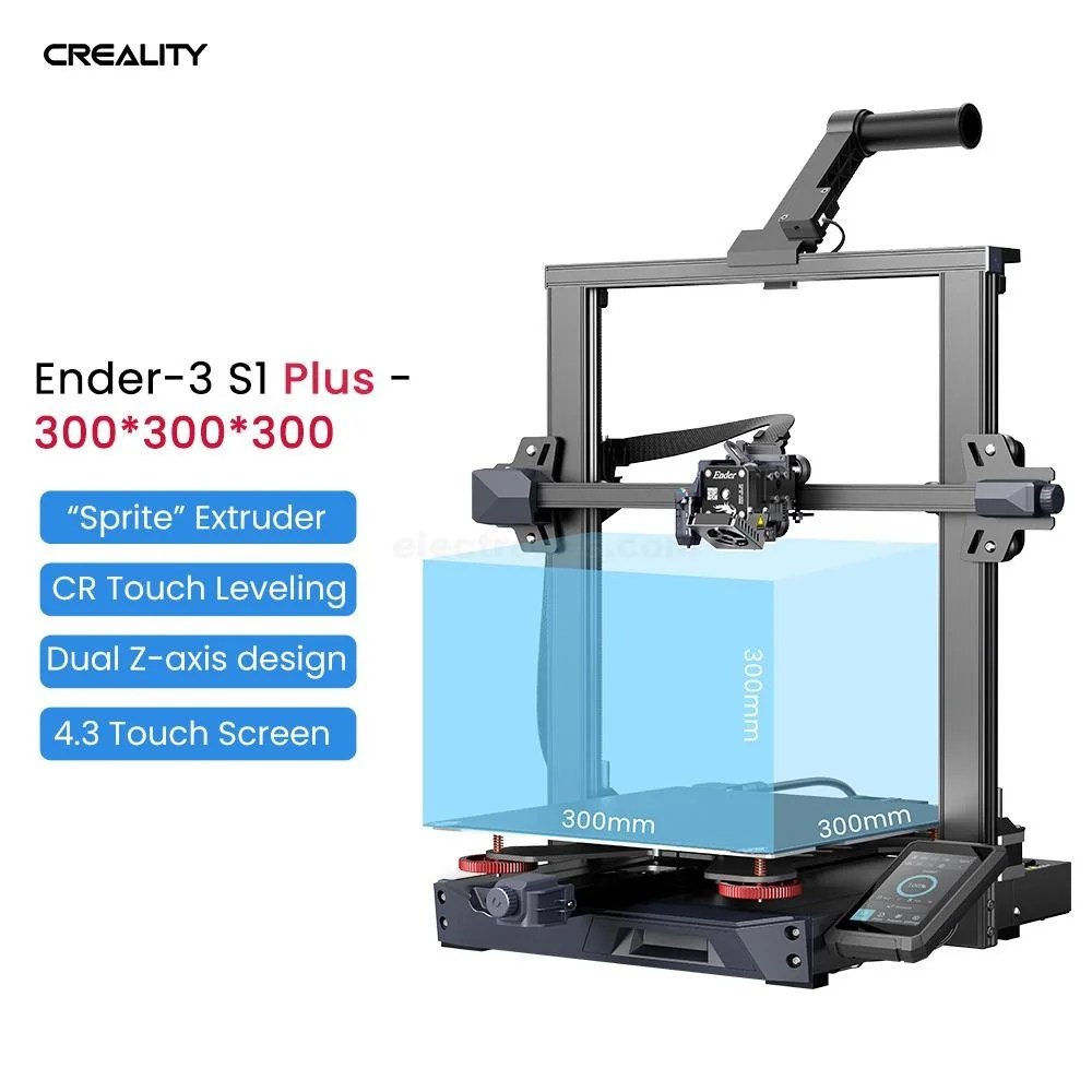 Ender-3S1Plus-best-3d-printer-in-pakistan.jpg CREALITY Ender-3 S1 Plus FDM 3D Printer with Direct Drive Extruder and 300*300*300mm Build Volume - Image 3