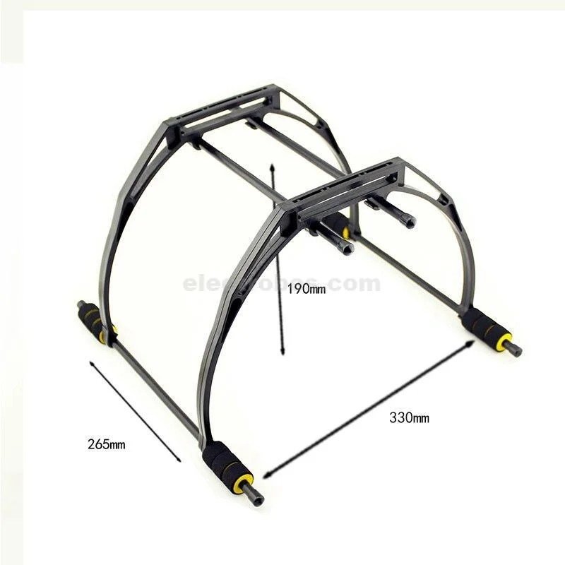 F550-f450-Fpv-Gimba-RC.jpg Tall Landing Gear Skid Kit for DJI HJ F450 F550 Quadcopter Multicopter FPV Frame - Image 3