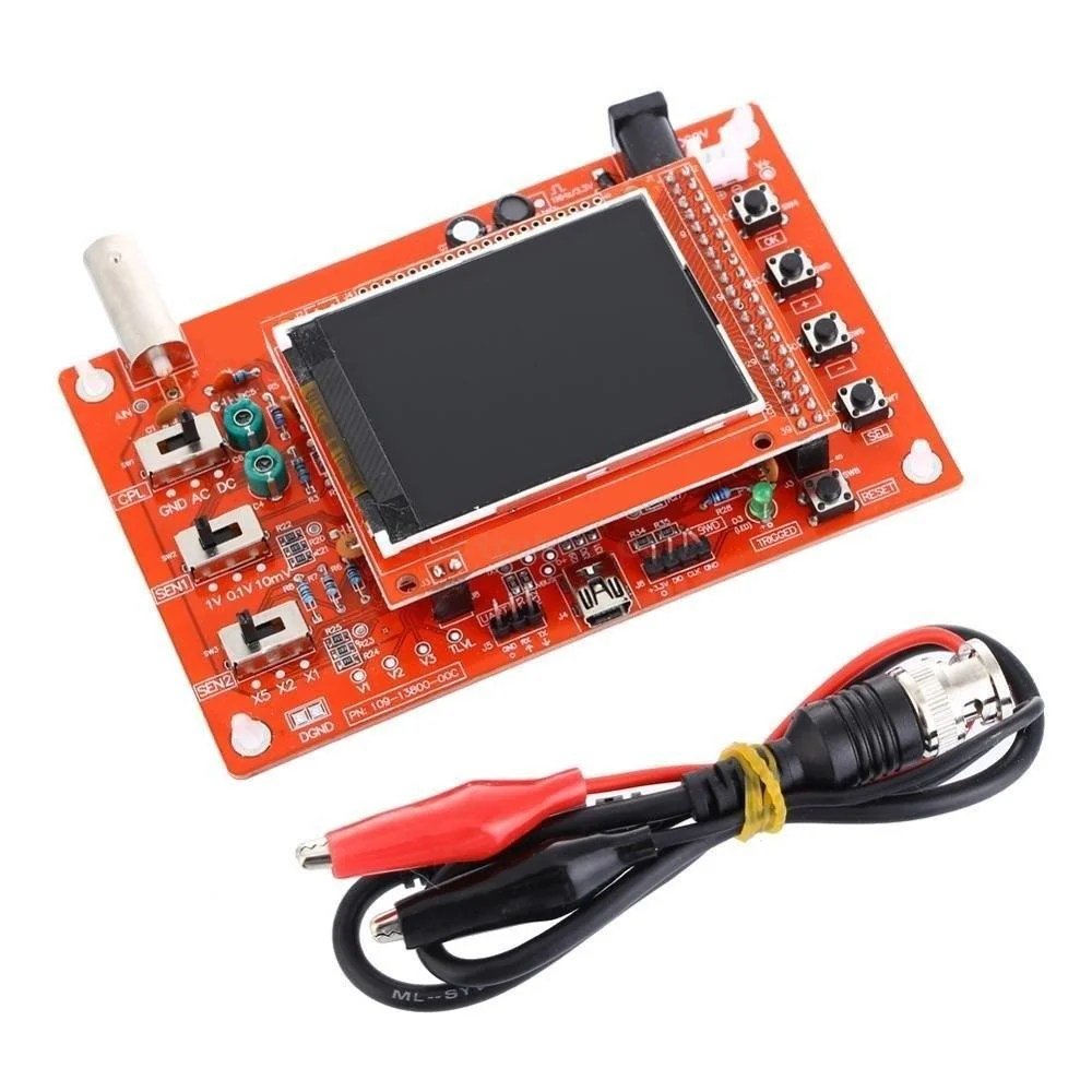 FULLY-ASSEMBLED-DSO-138-2.4E280B3-TFT-DIGITAL-OSCILLOSCOPE-portable-mini-pulse-waveform-generator-in-pakistan.jpg DSO138 Digital Mini Oscilloscope Module Fully Assembled - Image 3