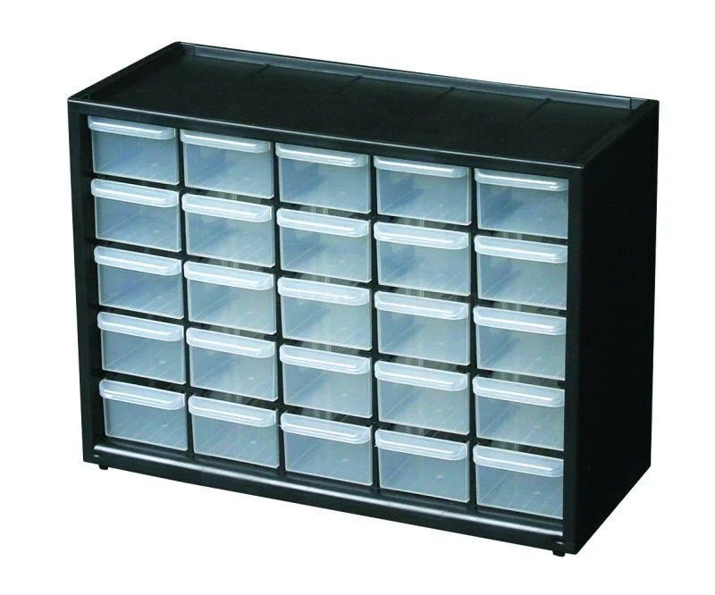 Flambeau-Hardware-6576NA.jpg Plastic Drawer Box having 25 Sections - Image 4