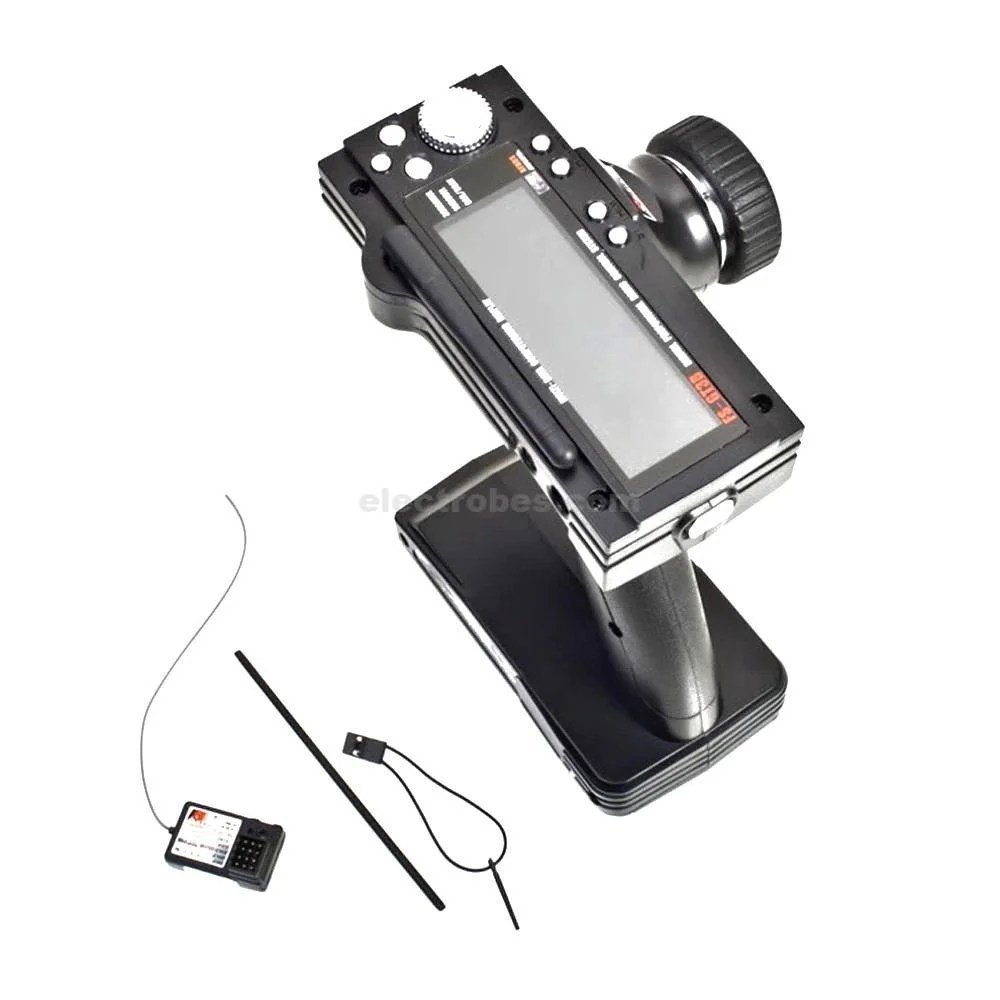 Flysky-FS-GT3B-2-4G-3CH-Radio-Model-Remote-Control-LCD-Transmitter-Receiver-for-RC-Car.jpg Flysky FS-GT3B 2.4GHz RC Remote Control 3CH Radio Model Transmitter & Receiver For Quadcopter – Black - Image 4