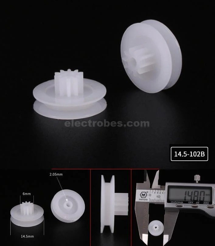 GP145102B-Q77.jpg DIY F14.5-102B Double-layer Pulley and Gear Transmission