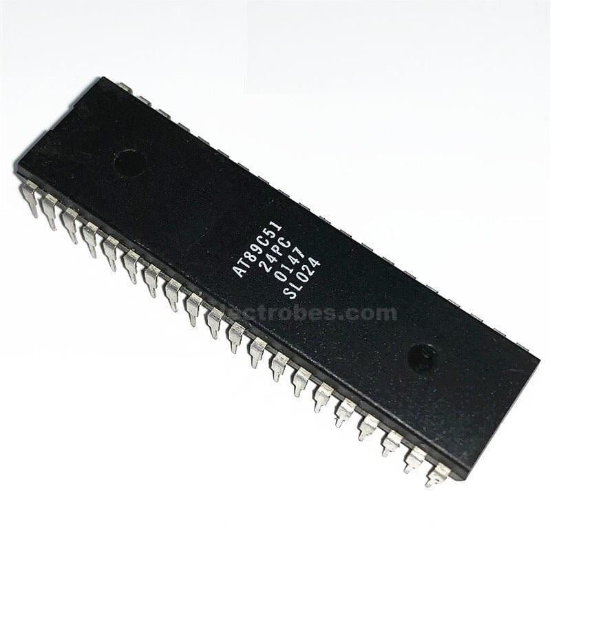 H6c51eef5e80b4d05a1461ed9ba4f5943Q.jpg Atmel 8051 AT89C51 AVR 40 Pin DIP Microcontroller - Image 2