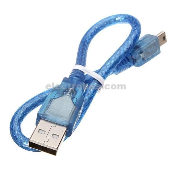 HTB14YDoGVXXXXXHaXXXq6xXFXXXw1-1.jpg Arduino Nano USB 2.0 to USB 2.0 Mini B Cable - Image 2