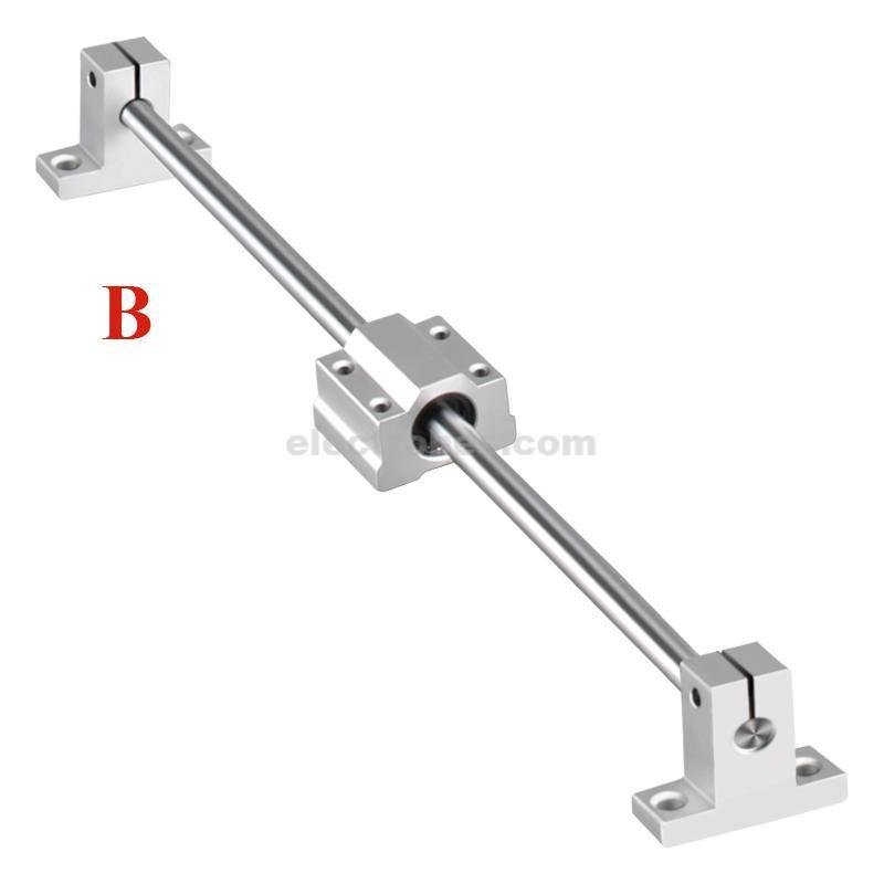 HYS-Linear-Rail-Shaft-Rod-with-Bearing-Guide-Support-OD-8mm-Length-200-300-350-390.jpg 10mm Linear Rail Shaft Smooth Rod For CNC Machine And 3D Printer - Image 8