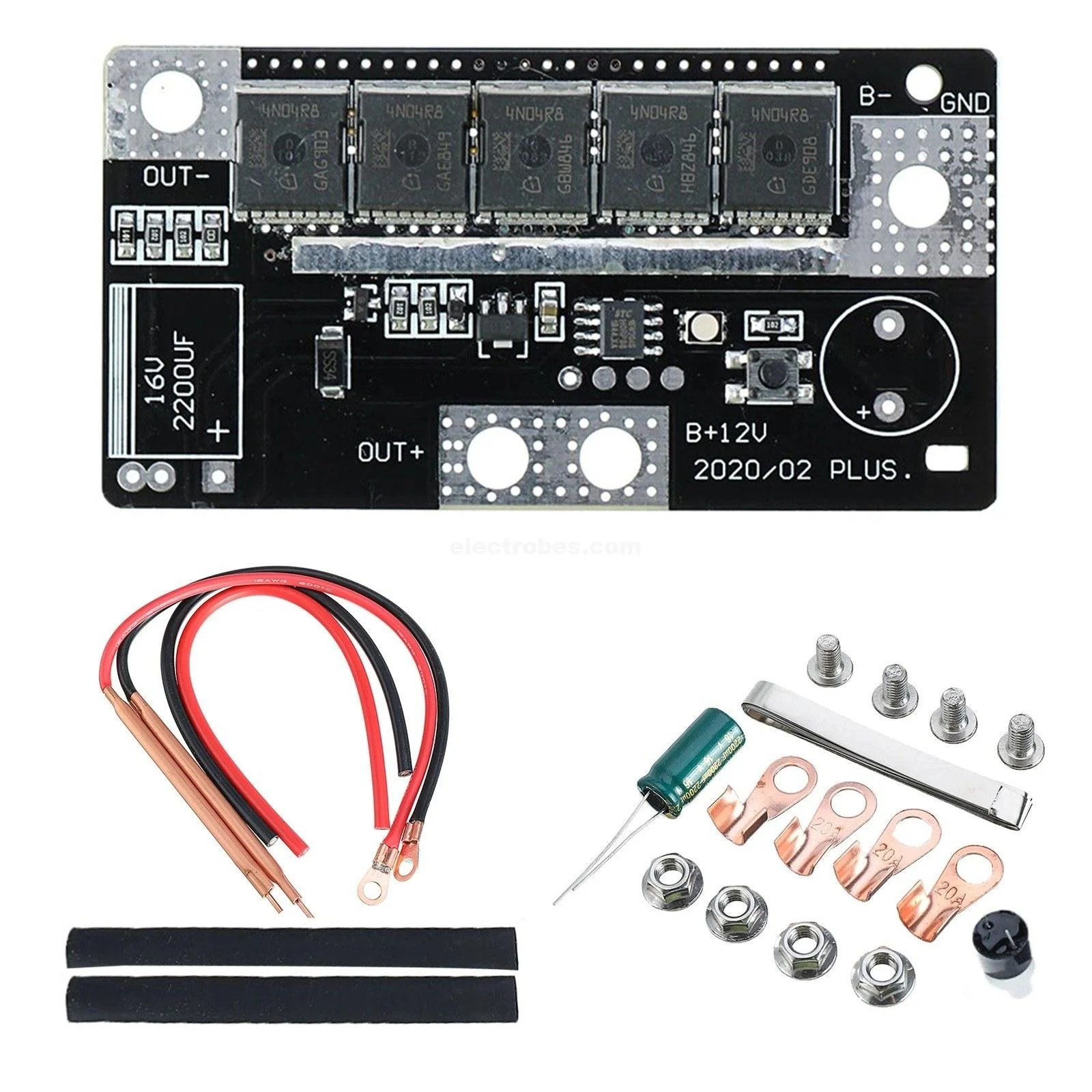 Hf4772ab103ad46089bd3c77c47fc4b56i.jpg 12V Spot Welder DIY Portable Spot Welding Storage Machine Circuit Board - Image 2