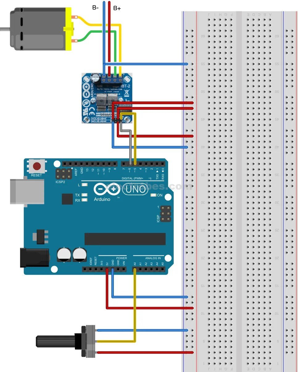 IBT-2-with-Arduino_bb1.jpg IBT-2 43A H-bridge Double BTS7960 High Power Motor Driver Module - Image 6