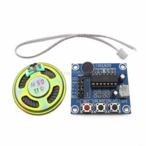 ISD1820 Voice Recording & Playback Module Sound Sensor with Microphone and 8 Ohm Speaker