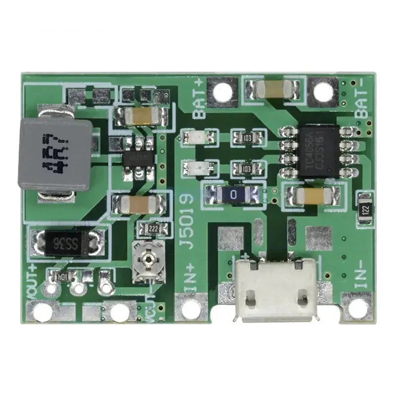 J5019-3.7V-9V-5V-2A-Adjustable-Step-Up-18650-Lithium-Battery-Charging-Discharge-Integrated-circuit-in-Pakistan.jpg J5019 3.7V 9V 5V 2A Adjustable Step Up 18650 Lithium Battery Charging Discharge Boost Converter - Image 2