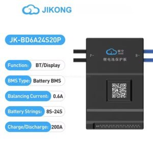 JK Smart BMS LFP Li-ion 8S-24S 200A BMS Battery Management System for Li-ion Lifepo4 Battery Pack Balanced Charging Board