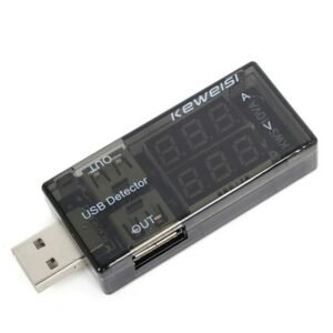 Keweisi USB Current Voltage Charging Detector Mobile Power Current and Voltmeter Ammeter Voltage USB Charger Tester Double Row