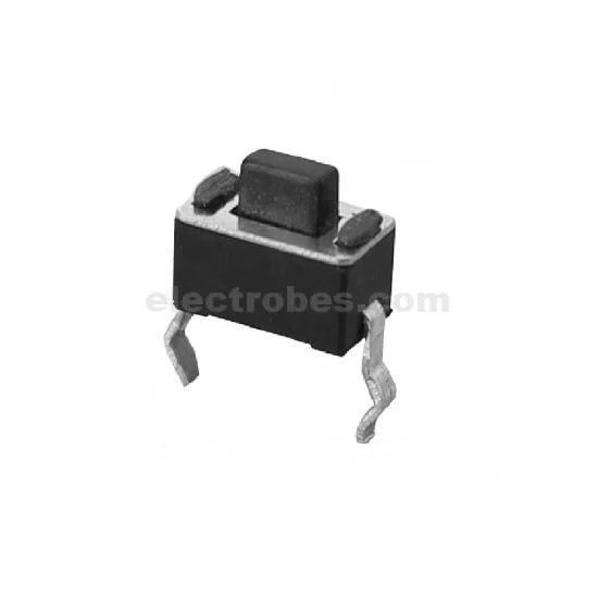 Kfc-Tactile-Switch-Black-Momentary-3X6-2-Pin-Tact-Switch.jpg 6×3.5×4.3mm PCB Tactile Push Button Switch 2 Pin - Image 2