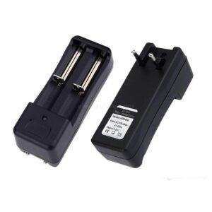 Universal Double Slots Li-ion Battery Charger for 18650 Cells 3.7v Rechargeable Lithium Ion Batteries