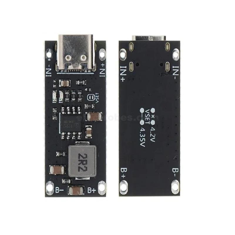 Lithium-Battery-Charger-Module-IP2312-3A-with-USB-Type-C-in-rawalpindi.jpg USB Type C 3A High Current IP2312 Polymer Ternary Lithium Battery Quick Fast Charging Board Charger Module - Image 3