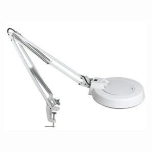 10x Desktop Magnifier with Long Arm LED Magnifying Glass