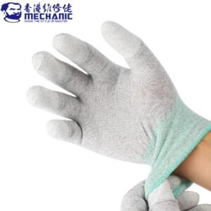 Mechanic AS02 Carbon Fiber Anti-Static Gloves PU Coated Protective Layer Gloves