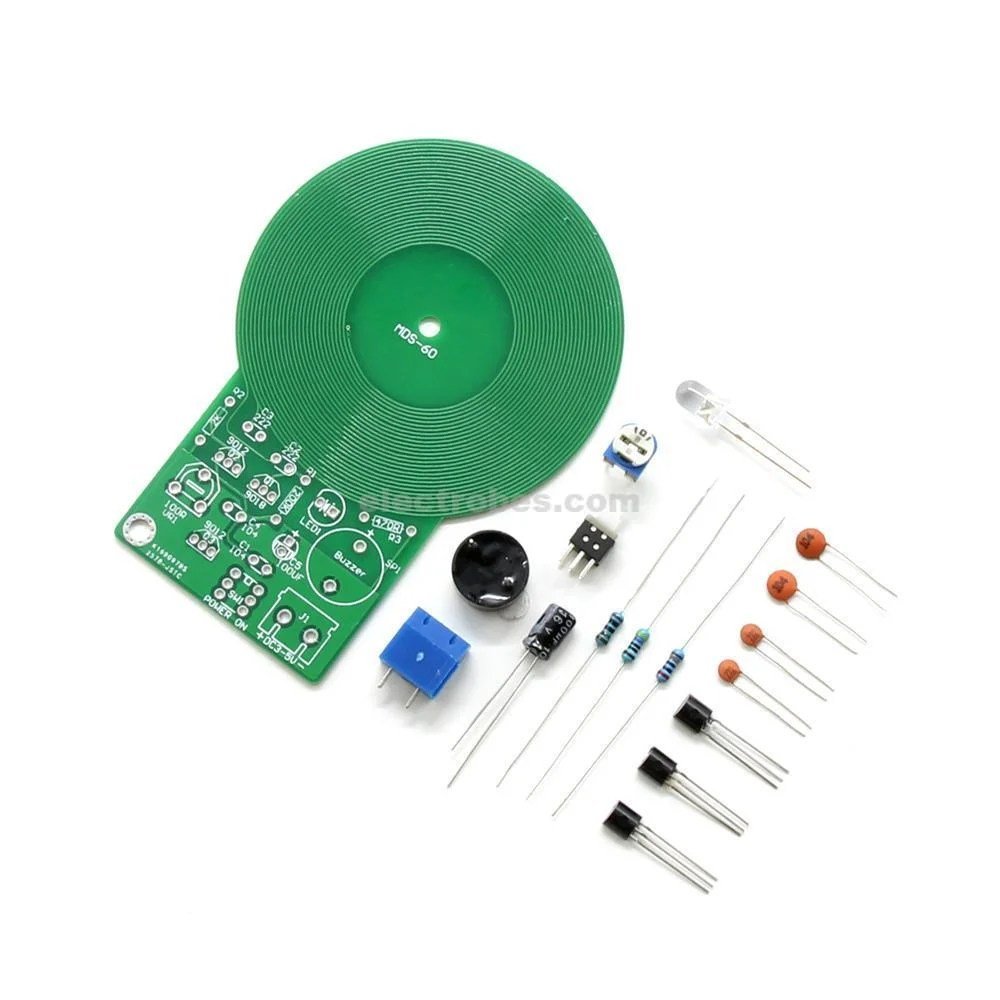 Metal-Detector-Kit-Electronic-Kit-2.jpg Metal Detector Electronics Making Kit DIY Parts Board