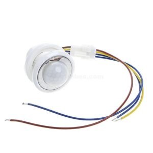 Mini Motion Sensor Light Switch 110-220V PIR Sensor Smart Detection Time Delay Adjustable Infrared Induction Detector for Strip LED Ceiling Lamp