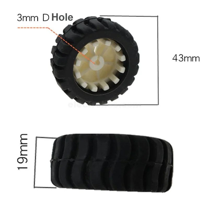 N20-Mini-Rubber-Toy-wheels-Tires-In-DC-Motor-With-Diameter-43MM-And-Mounting-Hole-3MM-D-Axis.jpg 43mm Rubber Wheel Tyre for N20 Gear Motor - Image 5