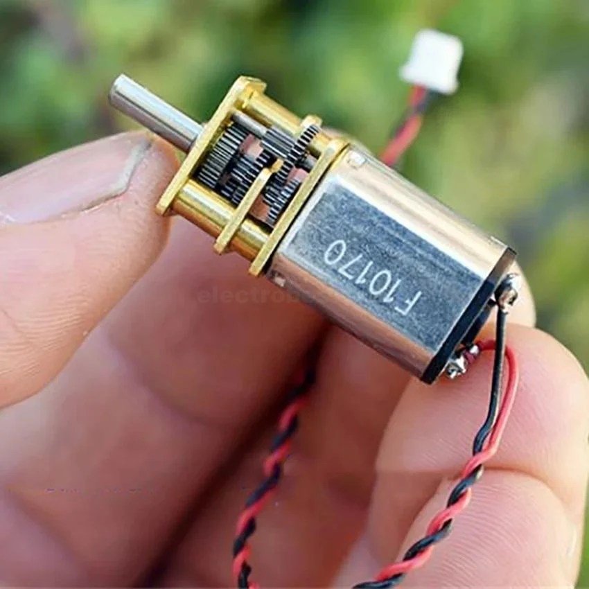 N20-mini-metal-gear-motor-with-gearwheel-reduction-ratio-1-298-micro-mute-large-torque-electronic.jpg_Q90.jpg_.jpg Metal Gear GA12-N20 Precision Motor 3-6V 300RPM DIY Four-wheel Drive - Image 4