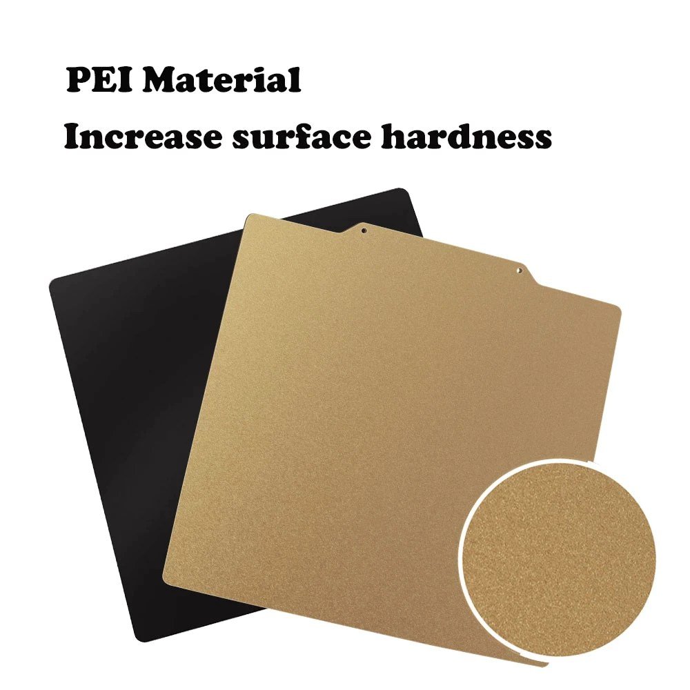 New-Double-Sided-PEI-Spring-Steel-Sheet-Textured-With-Magnetic-Base-220-235mm-310mm-For.jpg_Q90-1.jpg 500mm*500mm Double Sided PEI Spring Steel Sheet With Magnetic Base - Image 3