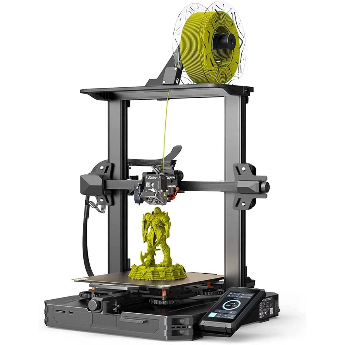 Official-Creality-Ender-3-S1-3D-Printer-with-Direct-Drive-Extruder-CR-Touch-Auto-Leveling-High-Preci-2.jpg CREALITY Ender-3 S1 Pro FDM 3D Printer compatible with 220x220x270mm Printing Volume - Image 2