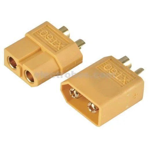 PT4458-xt60-2-way-bullet-connectors-plug-and-socketImageMain-515.jpg XT60 500V 60A Male & Female Bullet Connectors Plug Sockets - Image 2
