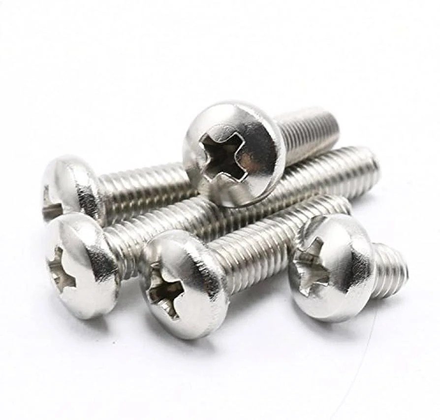 Philips-button-head-stainless-steel-screws-8mm-10mm-12mm-14mm-16mm-18mm-20mm-24mm-25mm-30mm-35mm-40mm.jpg M4 Philips Pan Head Steel 4mm Screws