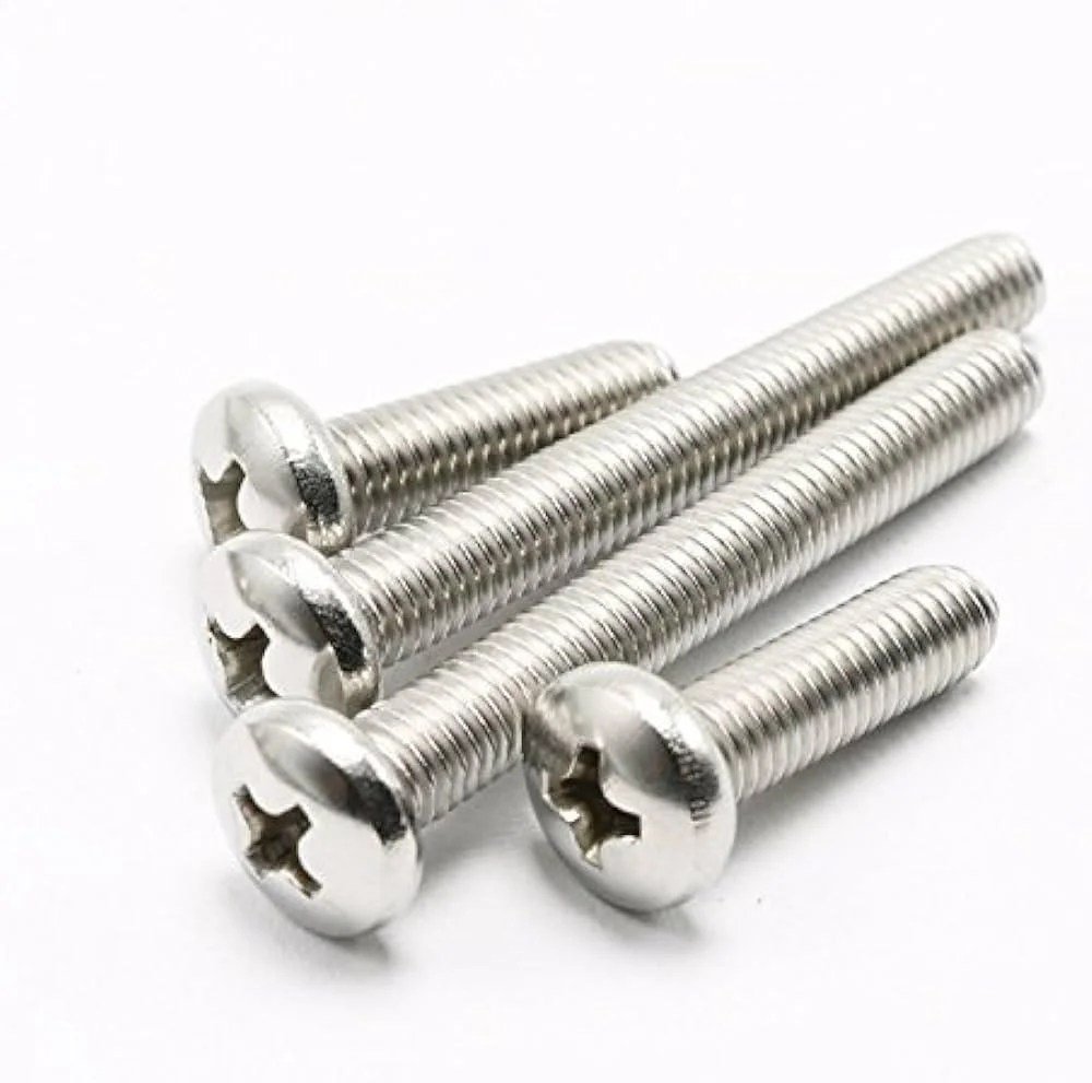 Philips-button-head-stainless-steel-screws-8mm-40mm-length-in-pakistan.jpg M4 Philips Pan Head Steel 4mm Screws - Image 2