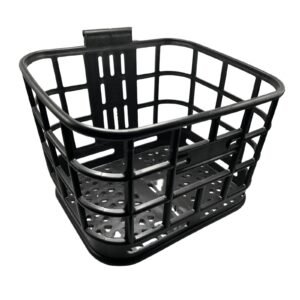 Electric Bike Plastic Front Basket – Black