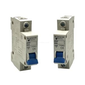 GFB7 40A DC DIN Rail Circuit Breaker Safety Switch for E-bike